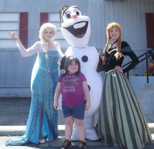 Elsa Olaf and Anna   